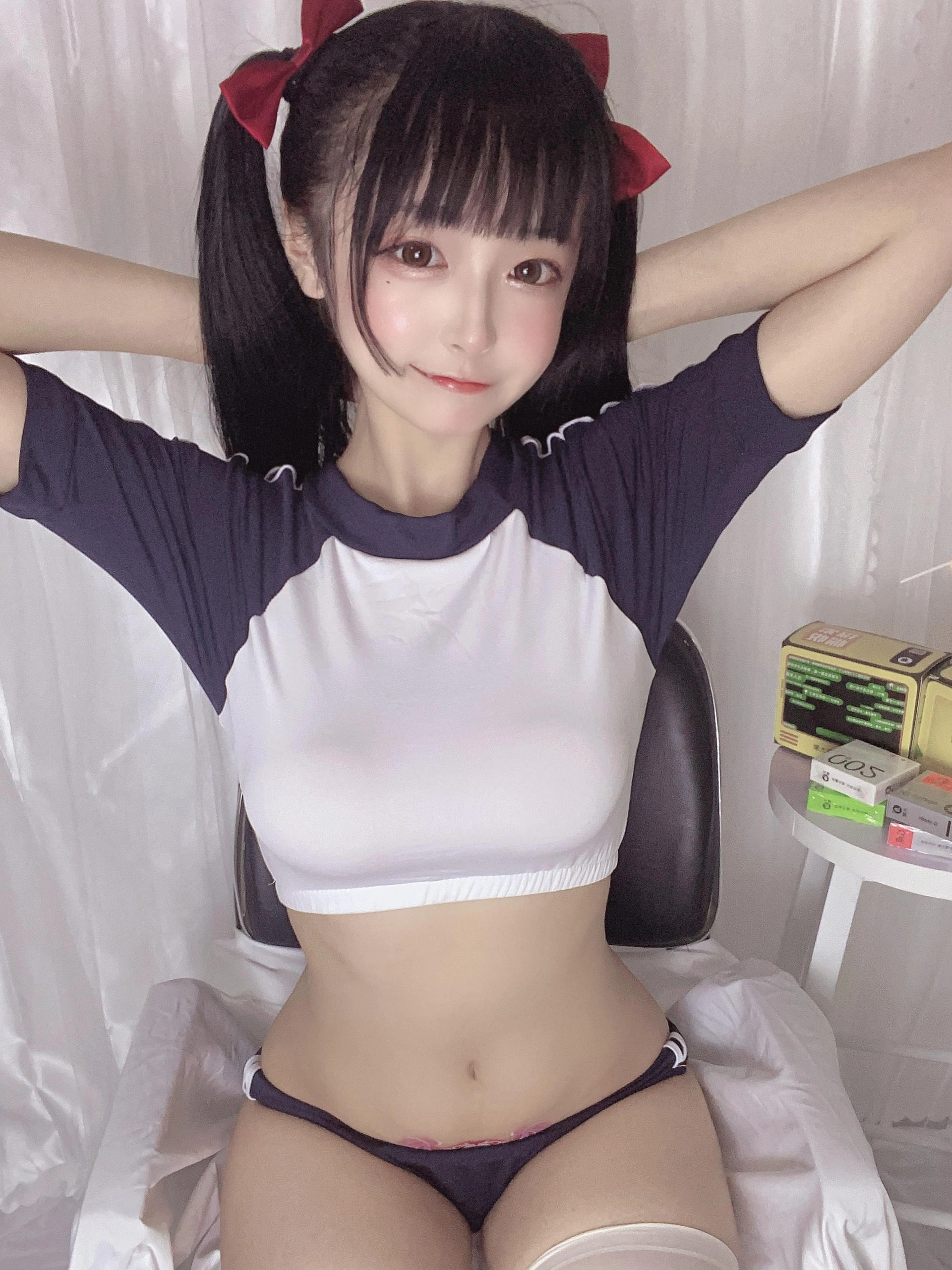 佳佳好难啊 - NO.03 蓝色吊带体操服 3