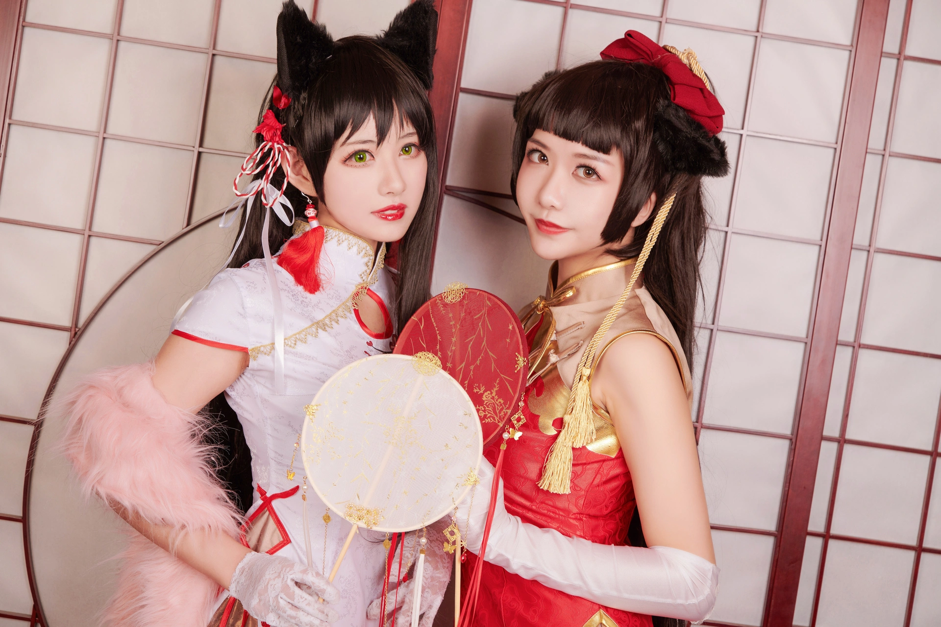 源纱希喵喵喵 - NO.04 &Meiyi_烛墨 犬獒旗袍 1