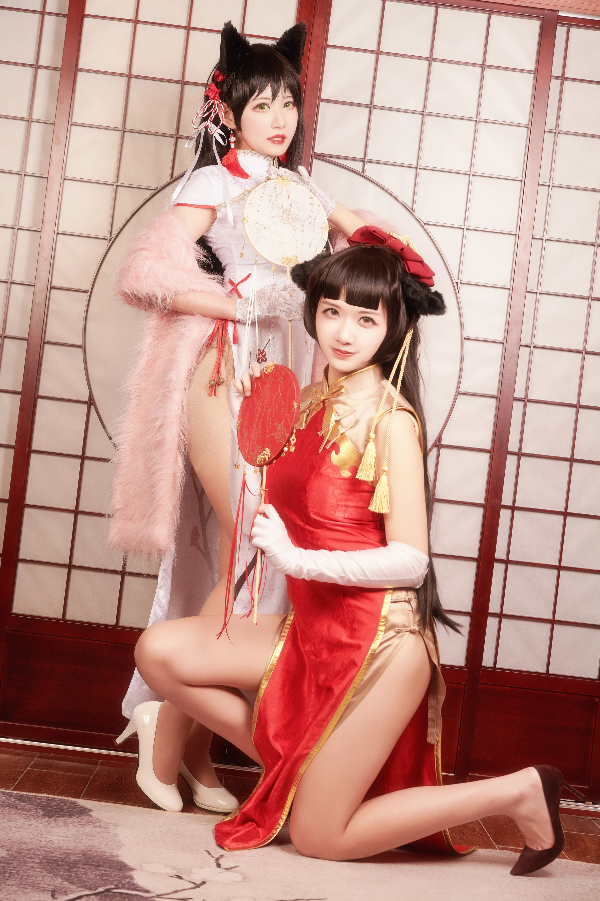 源纱希喵喵喵 - NO.04 &Meiyi_烛墨 犬獒旗袍 3