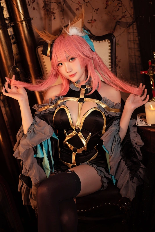 瓜希酱 - NO.51 玉藻前 漆黑魔术服 1