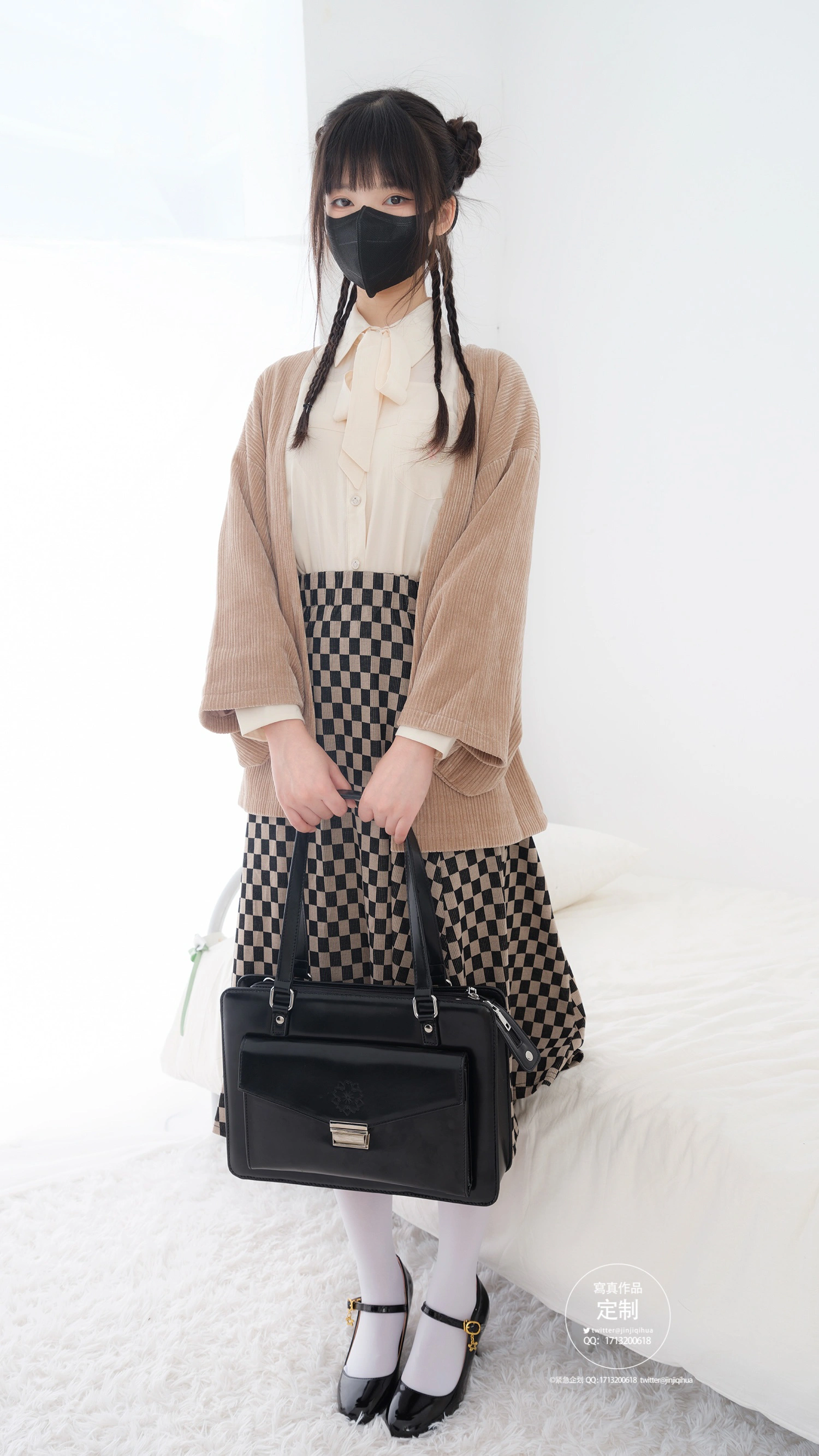 紧急企划 - EX-007 见希w 民国制服 白丝 1